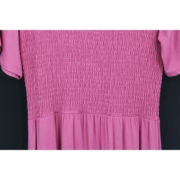 Matilda Jane S Small maxi mauve dress seersucker Nwt - Picture 3 of 8
